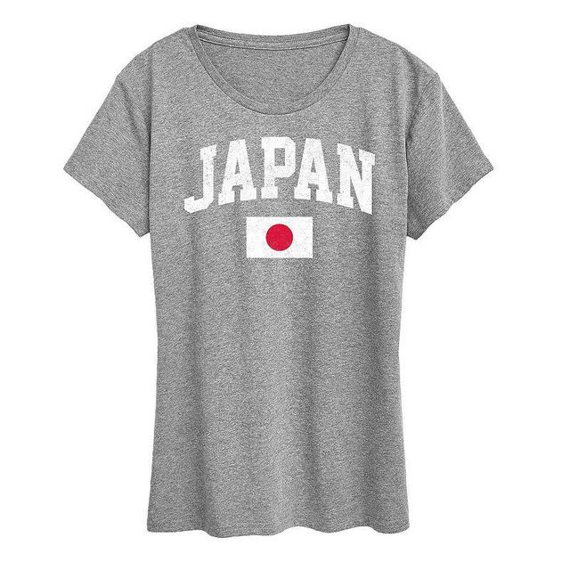 Womens Japan Flag Graphic Tee Product Image