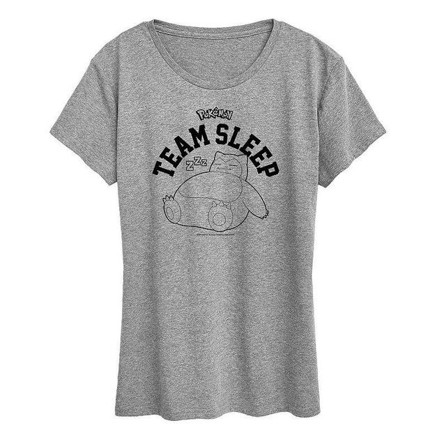 Plus Pokemon SnorlaGraphic Tee Team Sleep Graphic Tee, Womens Product Image