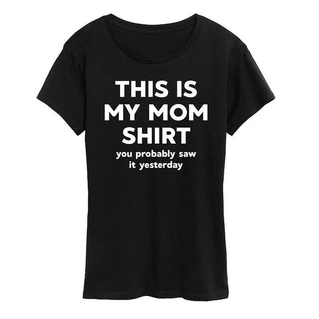 Womens This Is My Mom Shirt Graphic Tee Product Image