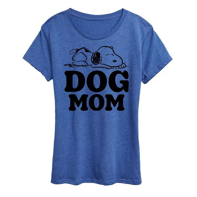 Womens Peanuts Snoopy Dog Mom Graphic Tee Product Image