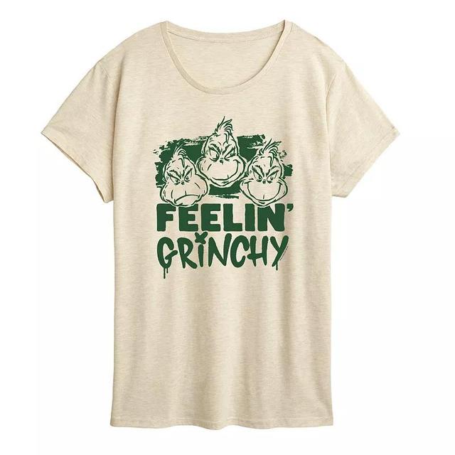 Womens Dr. Seuss Feelin Grinchy Graphic Tee Product Image