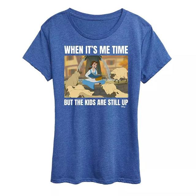 Womens IF Movie Anythings Possible Graphic Tee Grey Royal Blue Product Image