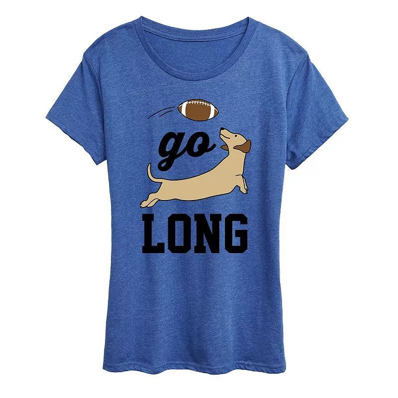 Womens Go Long Graphic Tee, Girls Product Image