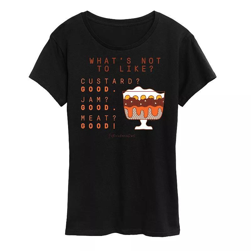 Womens Friends Whats Not To Like Graphic Tee, Girls Grey Gray Product Image