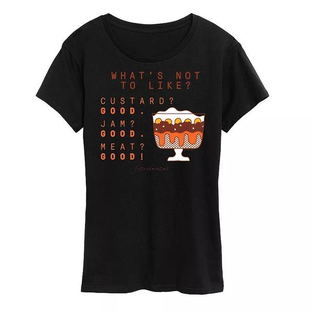 Womens Friends Whats Not To Like Graphic Tee, Girls Grey Gray Product Image