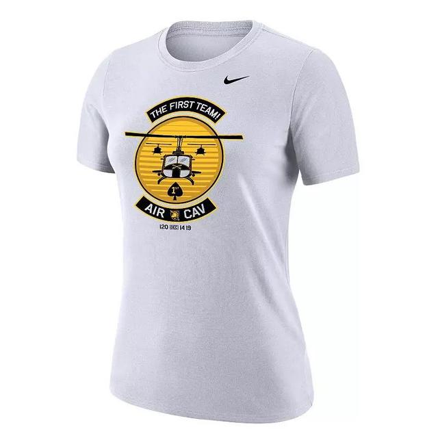 Womens Nike White Army Black Knights 1st Air Cavalry Division Helicopter T-Shirt Product Image