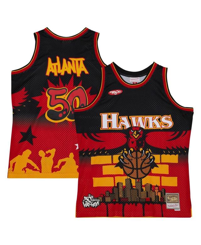 Mens Mitchell & Ness x Tats Cru Atlanta Hawks Hardwood Classics Fashion Jersey Product Image