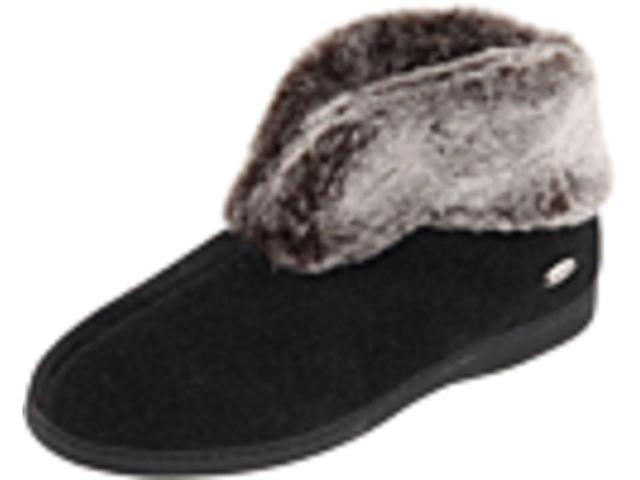 Acorn Faux Chinchilla Bootie II (Crackleberry) Women's  Boots Product Image