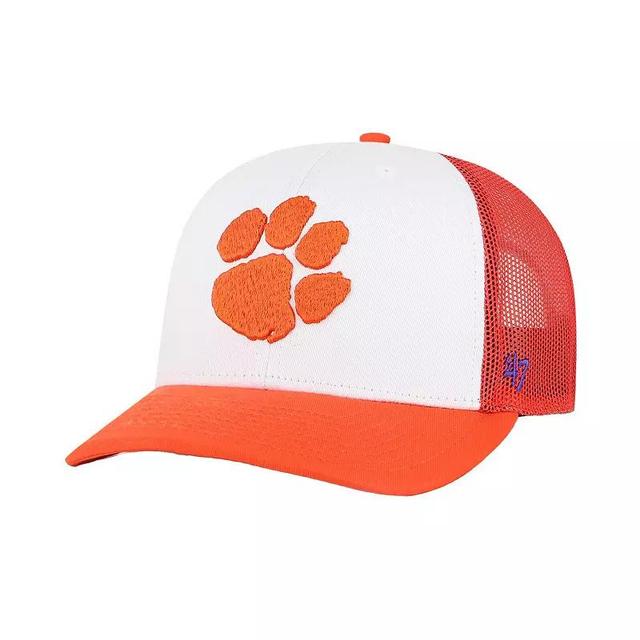 Mens 47 /Orange Clemson Tigers Freshman Trucker Adjustable Hat Product Image