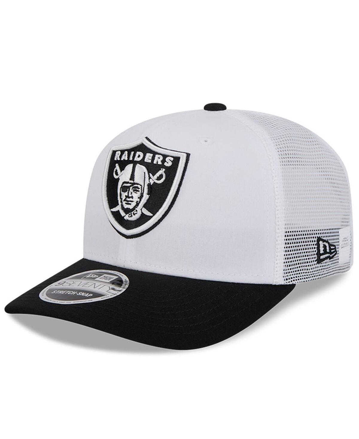 New Era Mens White Las Vegas Raiders 2024 Nfl Training Camp 9SEVENTY Trucker Hat - White Product Image