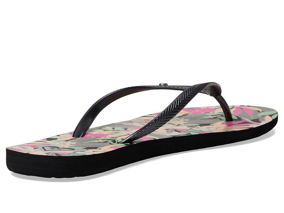 Roxy Bermuda Print Pink/Soft Lime) Women's Sandals Product Image