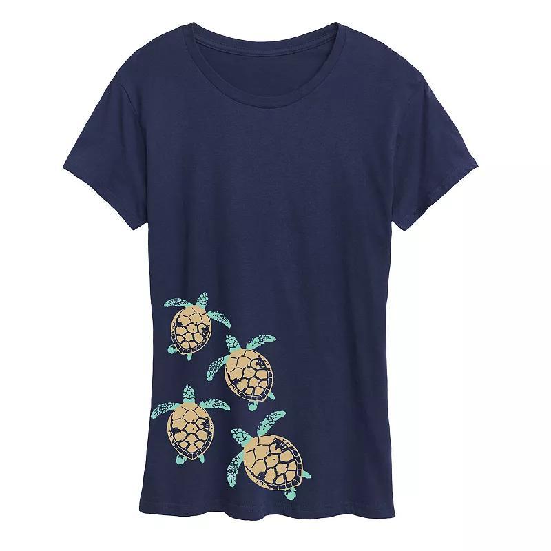 Womens Baby Turtle Trail Graphic Tee Product Image