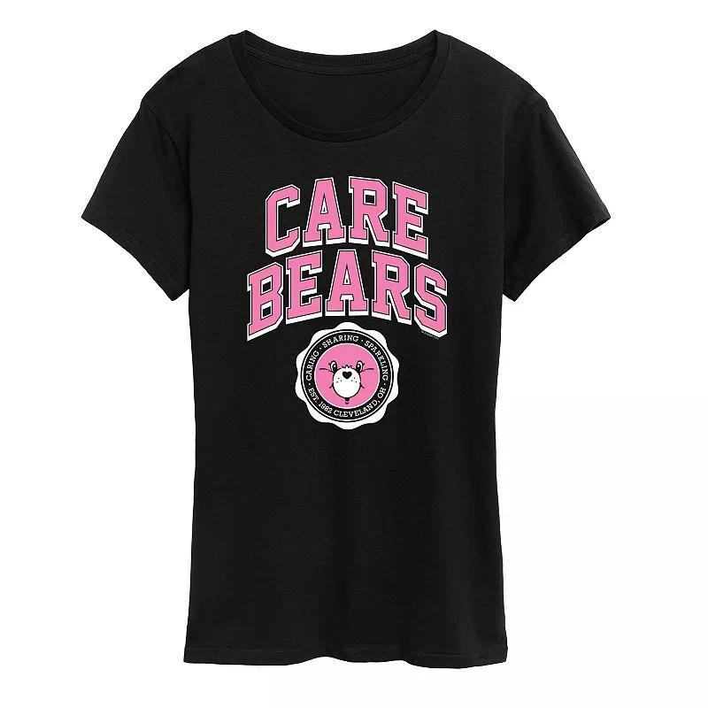 Womens Care Bears Varsity Seal Graphic Tee Blue Product Image