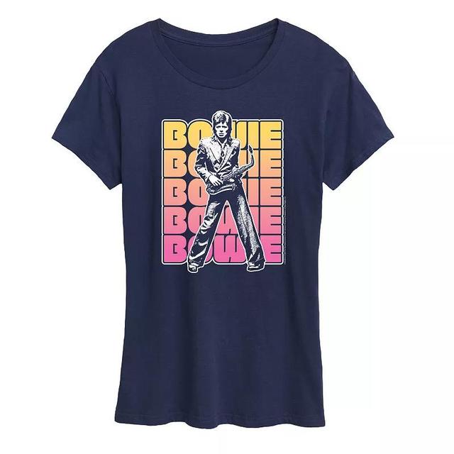 Womens Bowie Stacked Graphic Tee Product Image