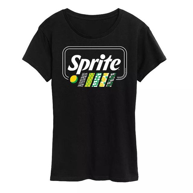 Womens Sprite Pattern Stripes Graphic Tee Product Image