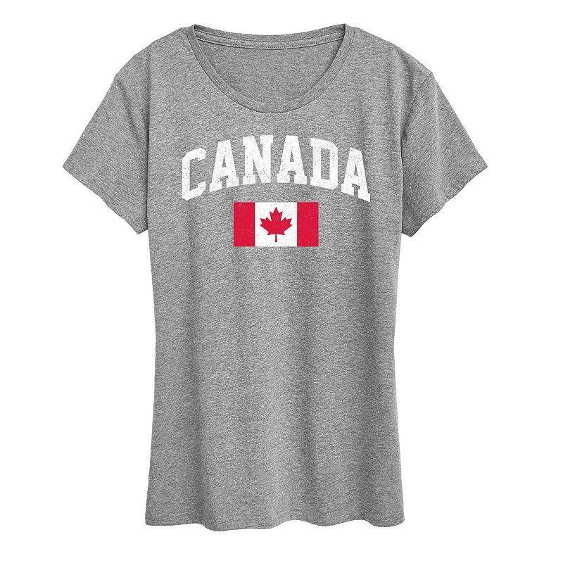 Womens Canada Flag Graphic Tee Product Image