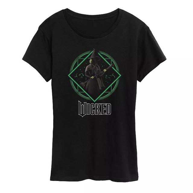 Womens Wicked Elphaba Portrait Graphic Tee Product Image