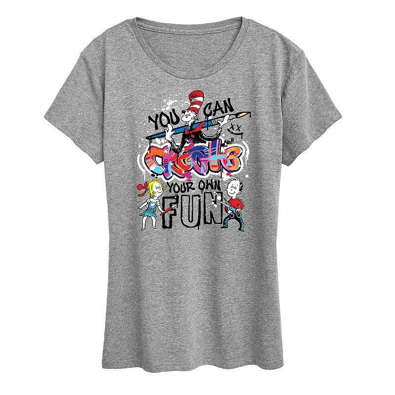 Womens Dr. Seuss Create Your Own Fun Graphic Tee Product Image