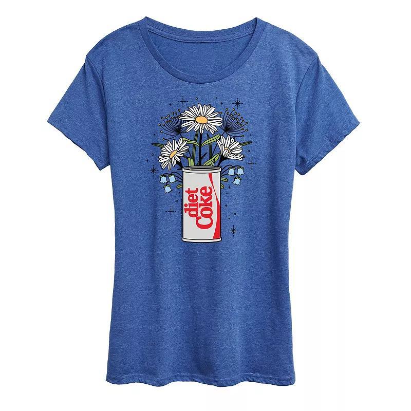 Womens Diet Coke Flowers Graphic Tee Product Image