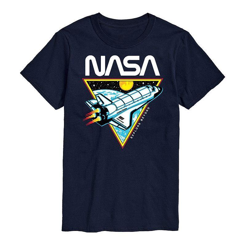 Big & Tall NASA Explore Beyond Tee, Mens Blue Product Image