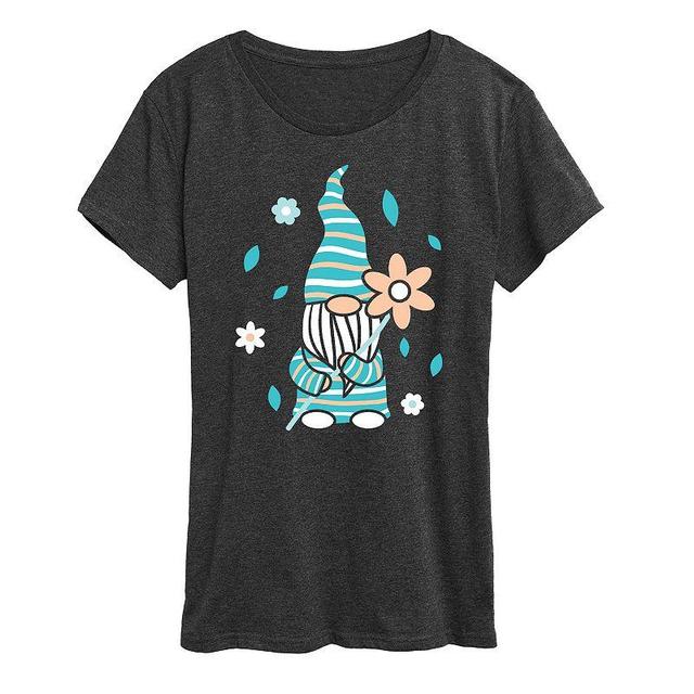 Womens Scandinavian Garden Gnome Graphic Tee Product Image