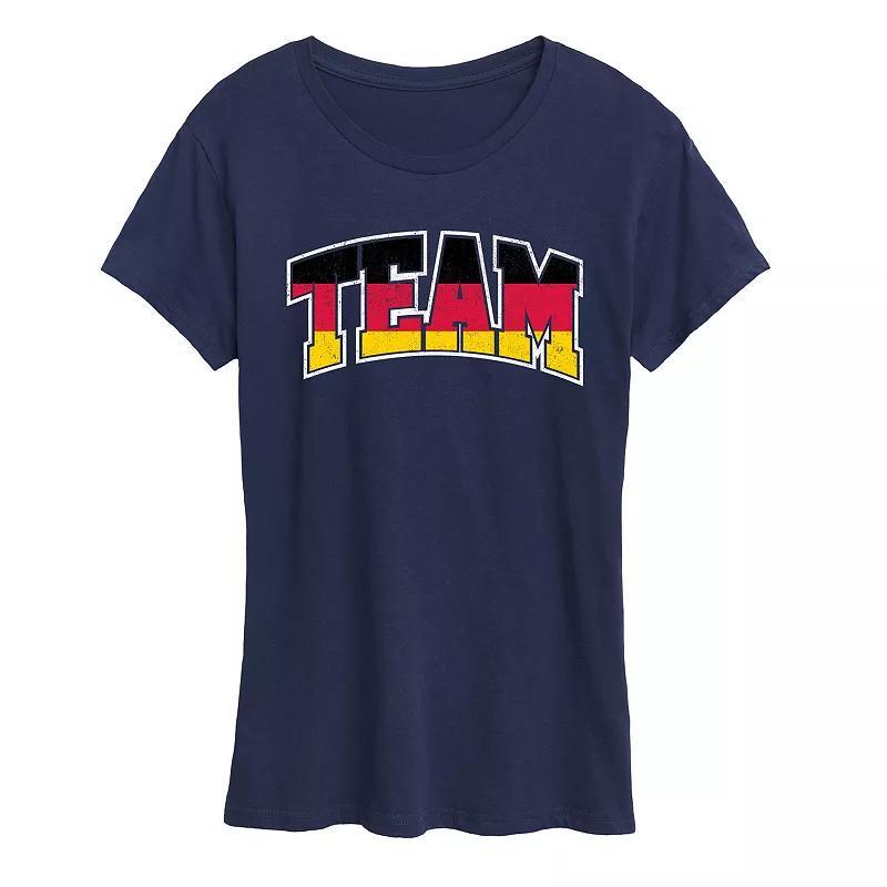 Womens Team Germany Graphic Tee Blue Product Image