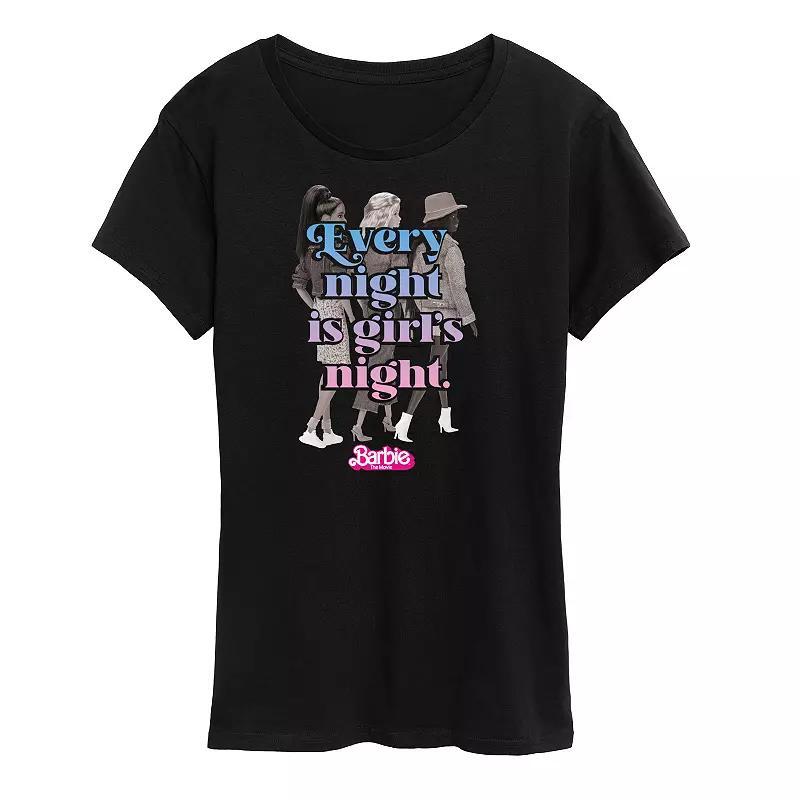 Womens Barbie The Movie Girls Night Graphic Tee, Girls Product Image