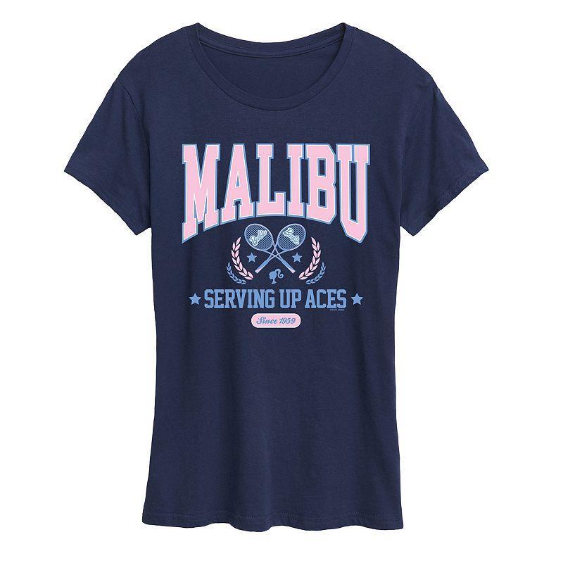 Womens Barbie Malibu Varsity Graphic Tee Product Image