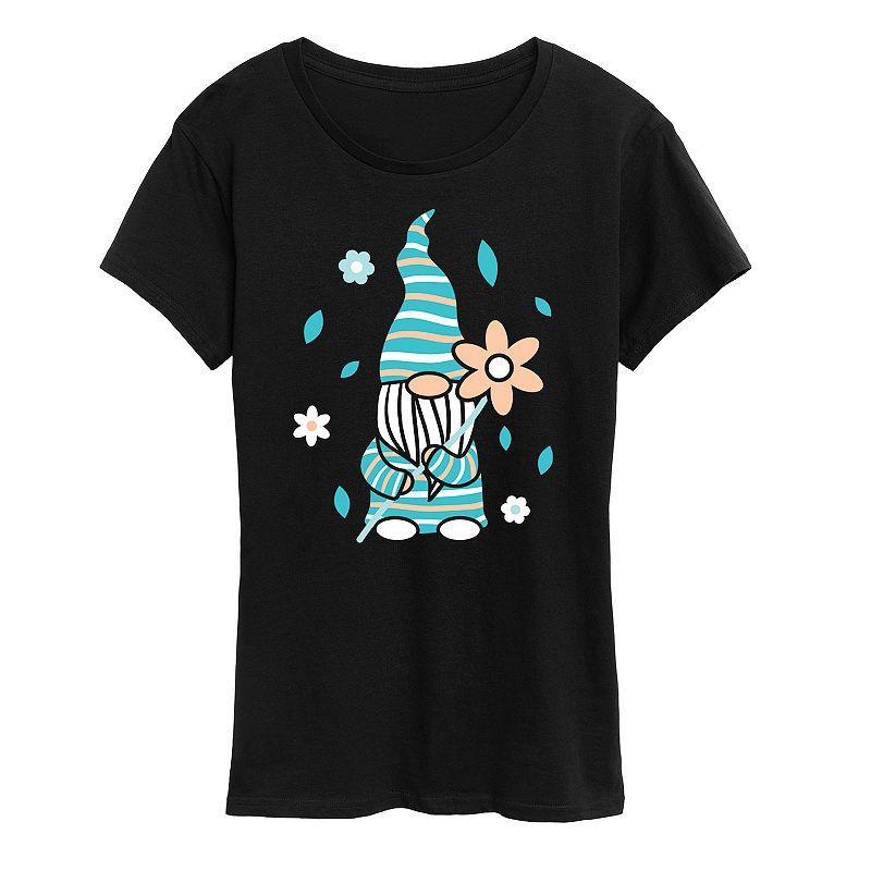 Womens Scandinavian Garden Gnome Graphic Tee Product Image