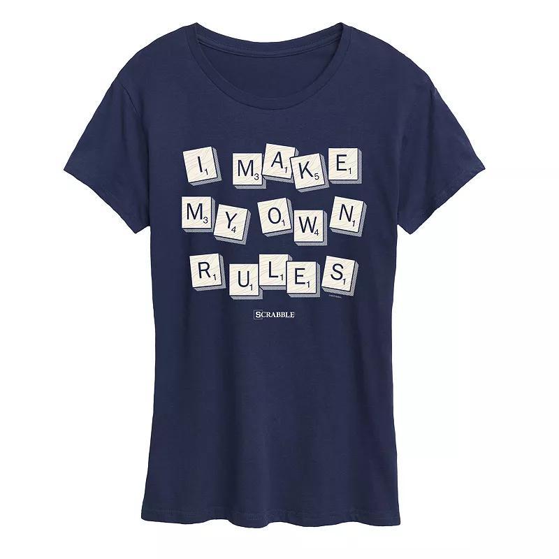 Womens Scrabble I Make My Own Rules Tee Product Image