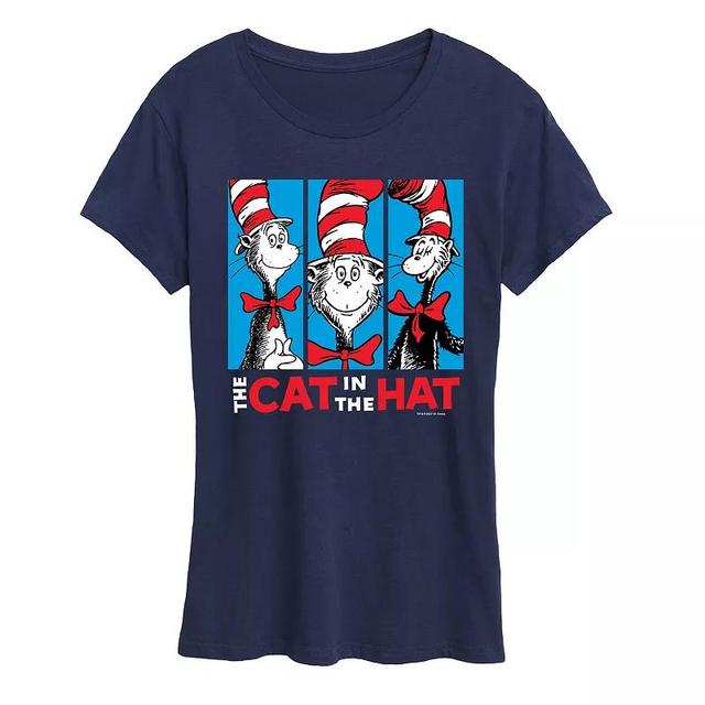 Womens Dr. Seuss Cat In The Hat Graphic Tee Product Image