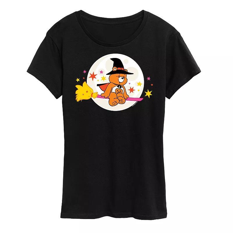 Womens Care Bears Halloween Witch Graphic Tee, Girls Heather Grey Product Image