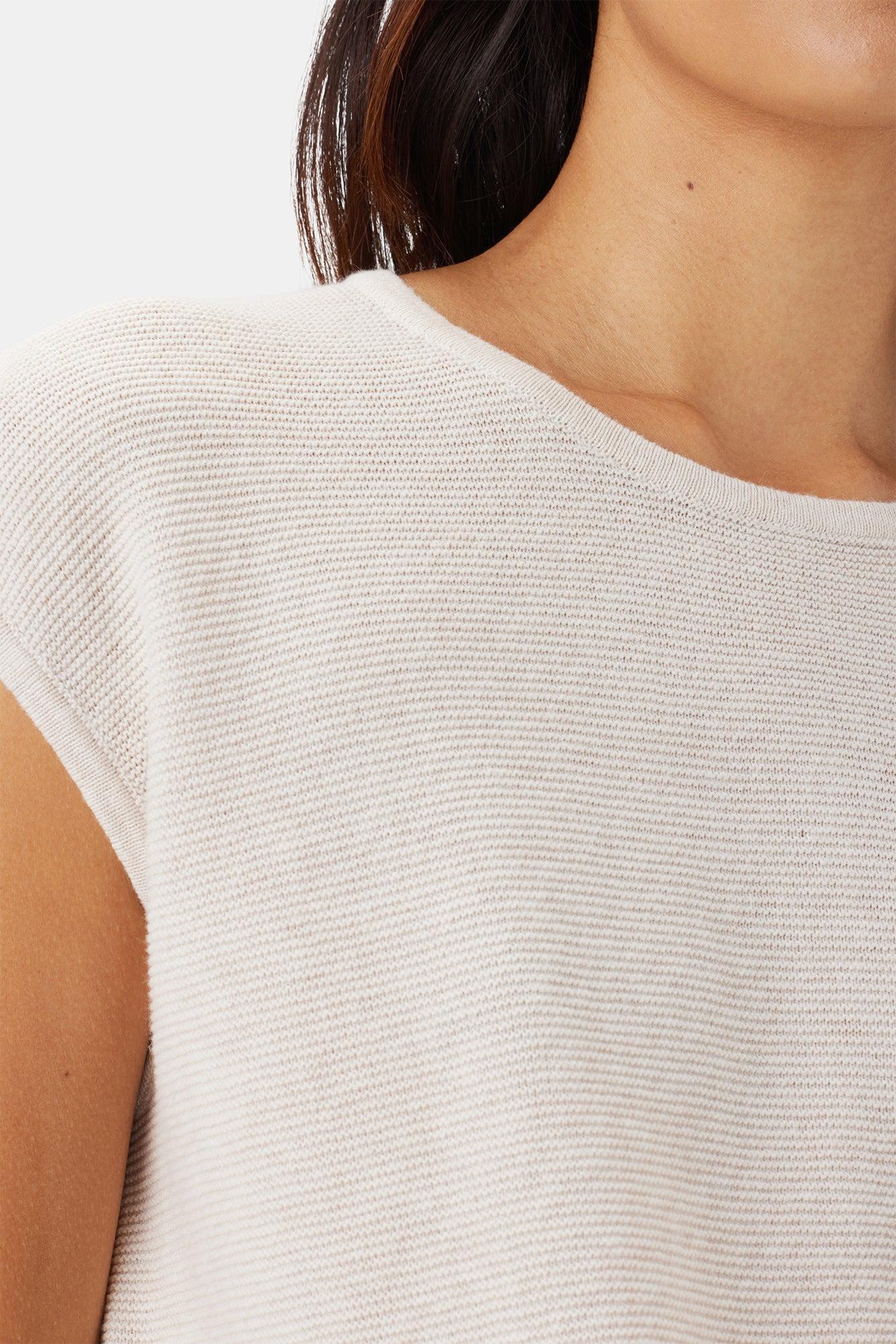 Beline Knit Top - Oat Product Image