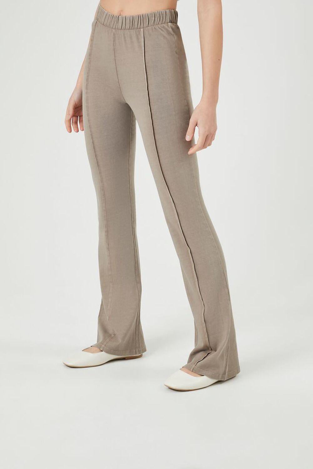 High-Rise Flare Pants | Forever 21 Product Image