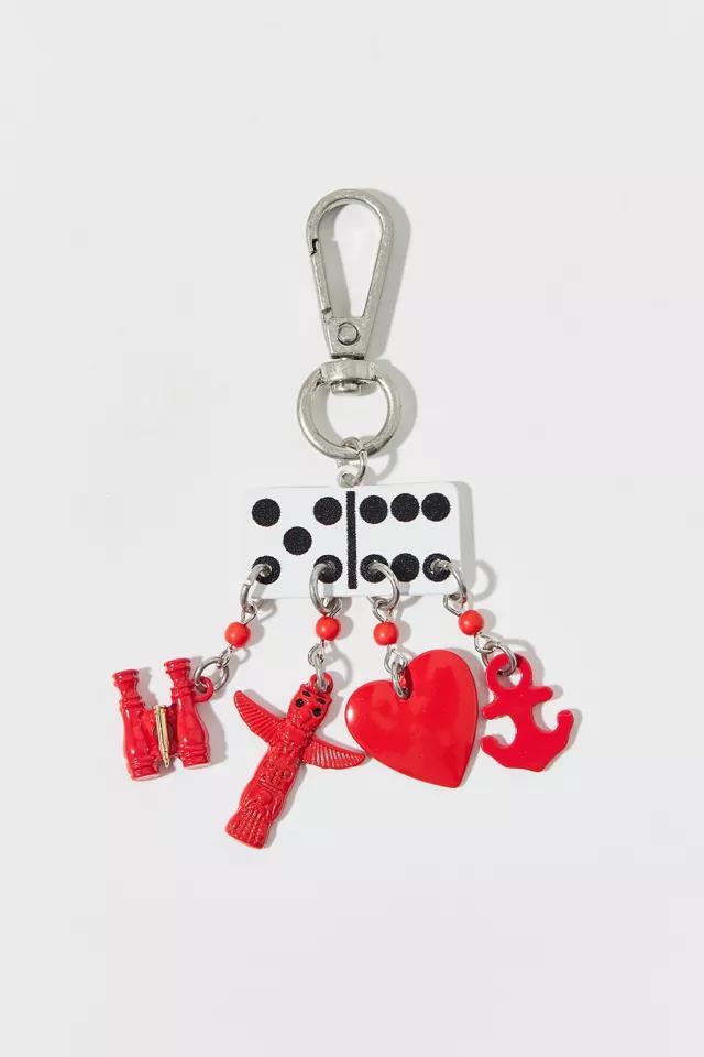 Domino Bag Charm Keychain Product Image