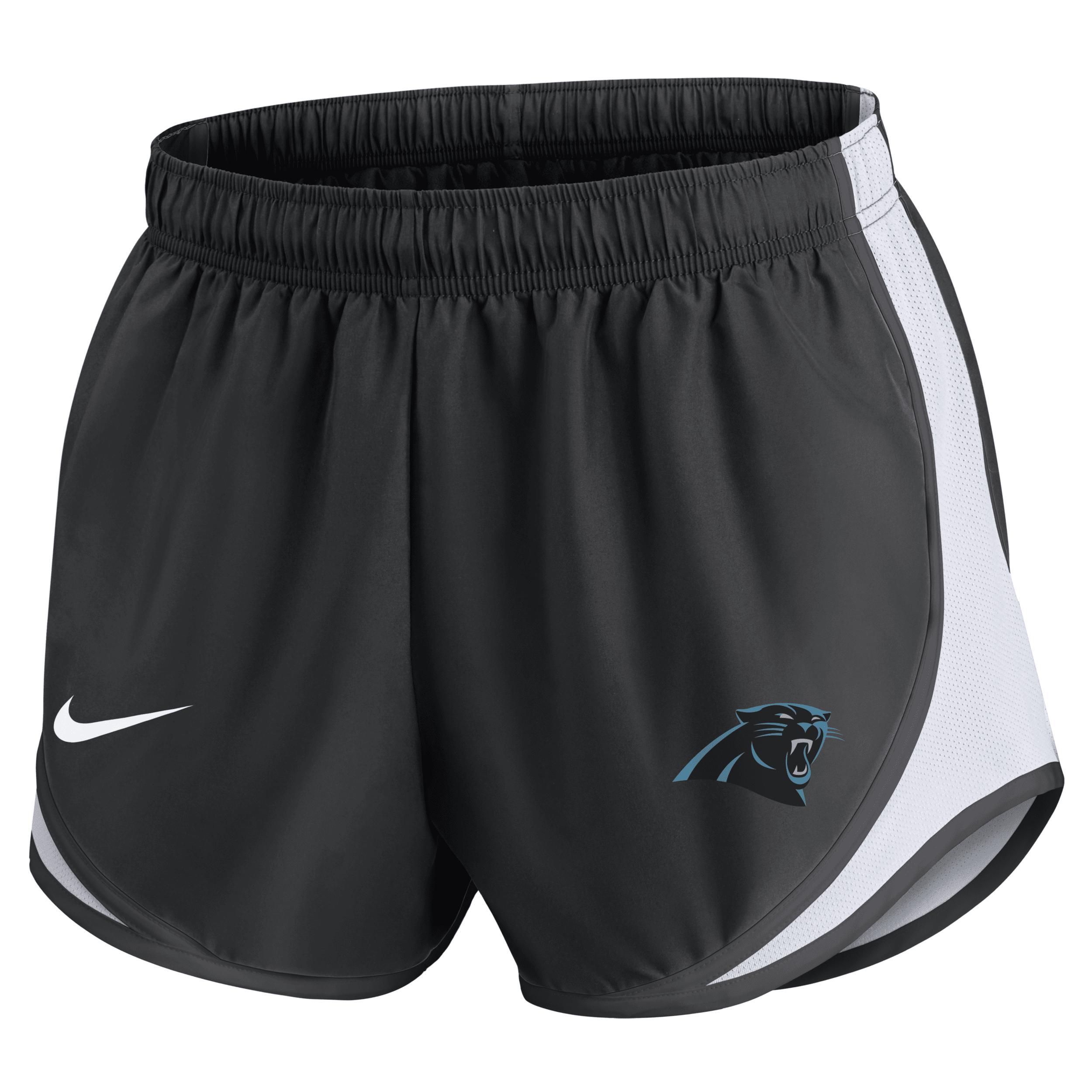 Womens Nike Black Carolina Panthers Performance Tempo Shorts Product Image