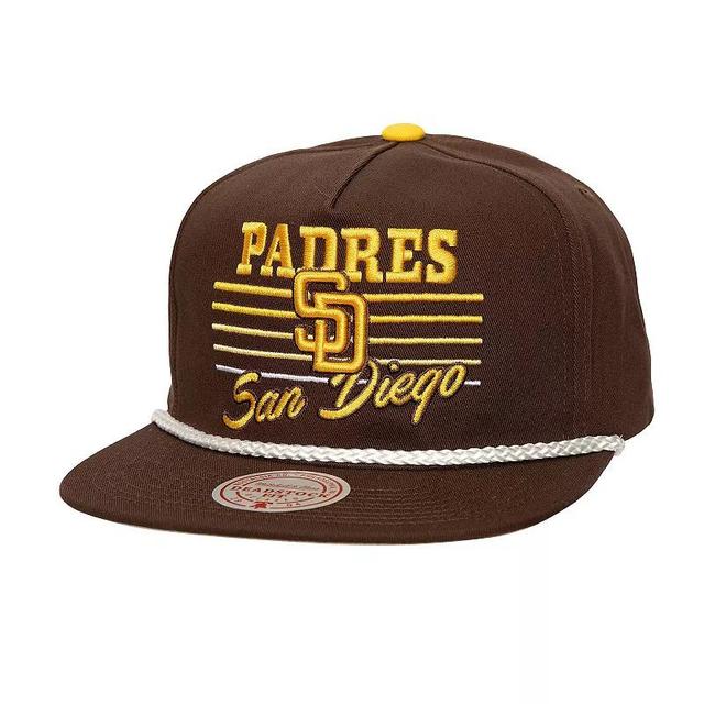 Mitchell Ness Mens San Diego Padres Radiant Lines Deadstock Snapback Hat Product Image