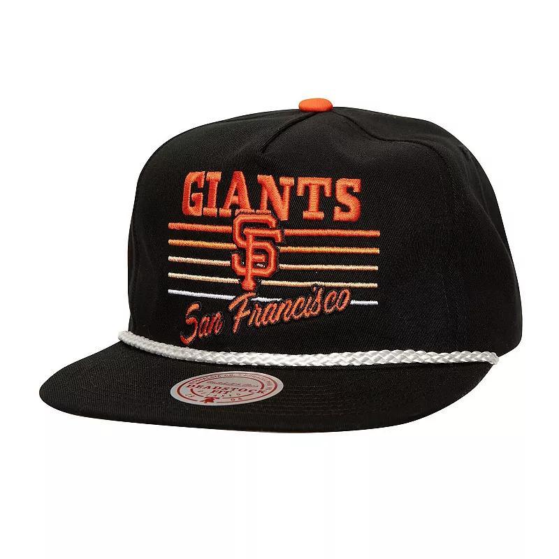 Mens Mitchell & Ness San Francisco Giants Radiant Lines Deadstock Snapback Hat Product Image