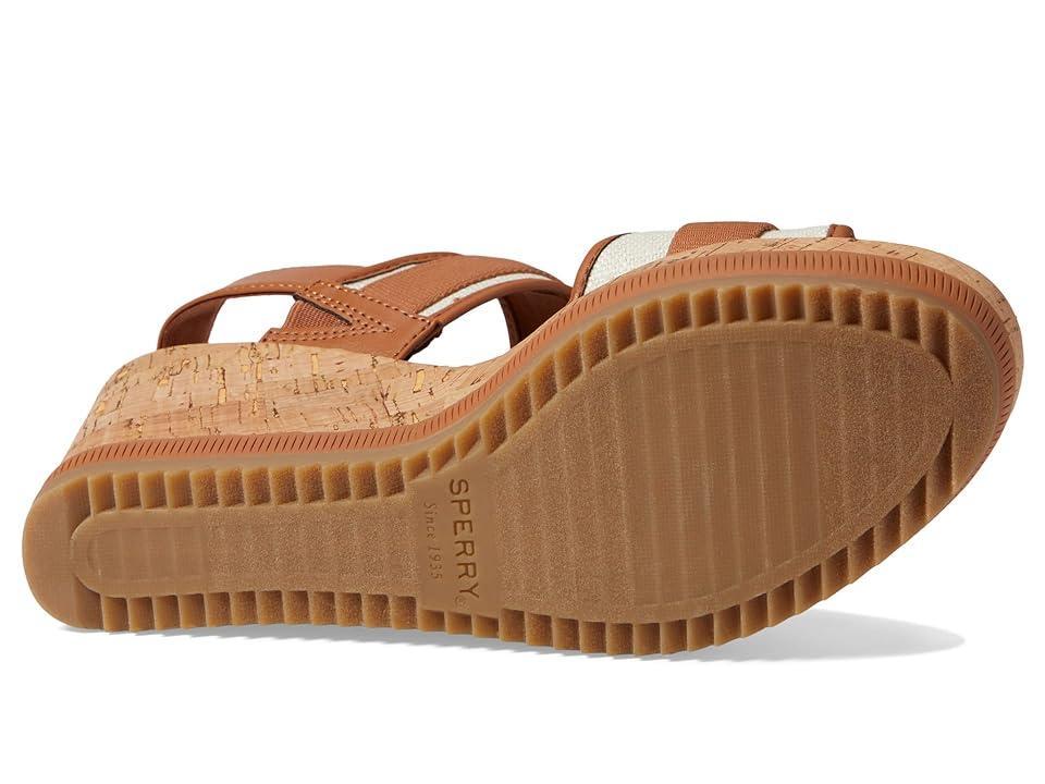 Sperry Kennedy Plushwave Wedge (Tan) Women's Wedge Shoes Product Image