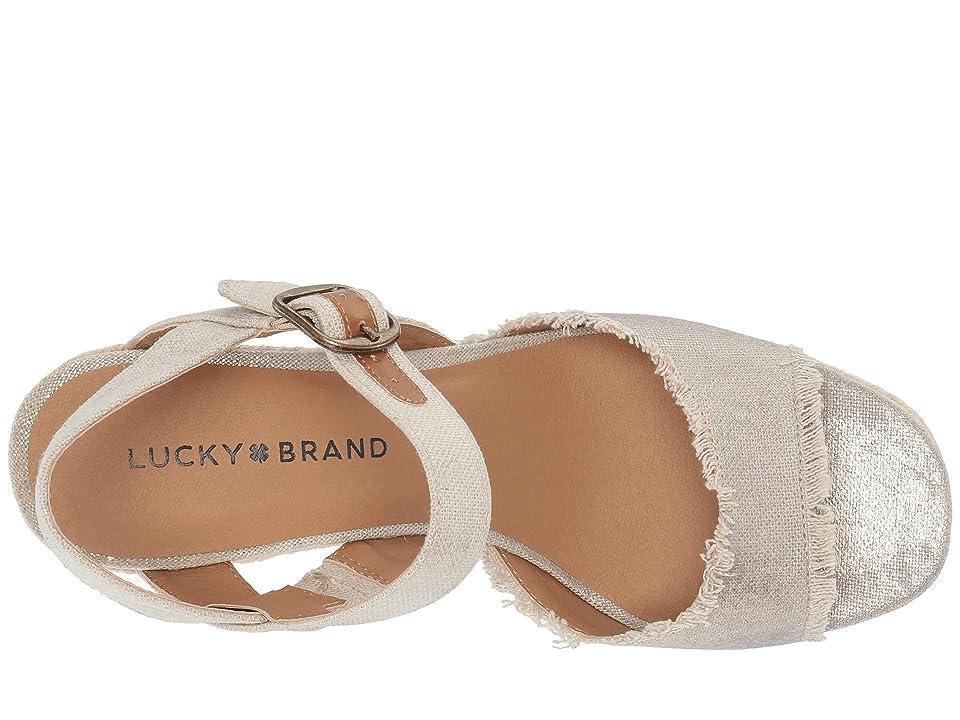 Lucky Brand Mindra (Natural/Plat) Women's Shoes Product Image