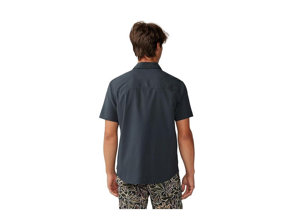 Mountain Hardwear Trail Sender Short Sleeve (Dark Storm) Men's Clothing Product Image