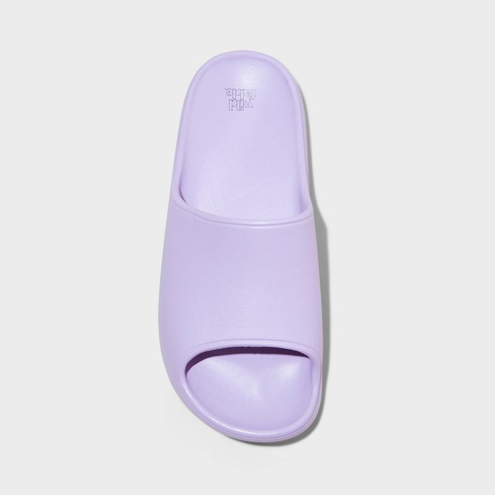 Womens Robbie Slide Sandals - Wild Fable Light Purple 11 Product Image