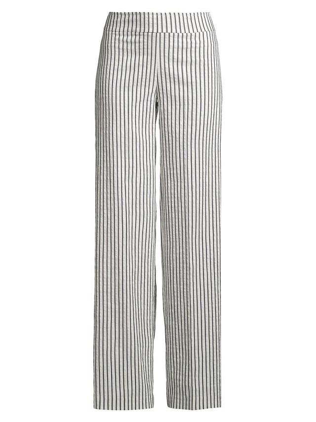 Womens Flavia Striped Wide-Leg Pants Product Image