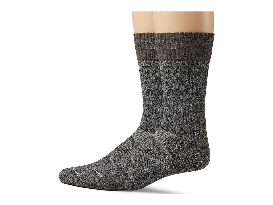 Smartwool Hunt Light Cushion Tall Crew Socks (Ash/Charcoal) Men's No Show Socks Shoes Product Image