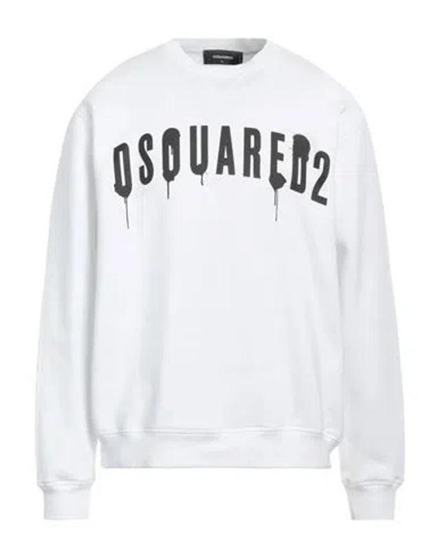 DSQUARED2 Man Sweatshirt White Size Xl Cotton Product Image