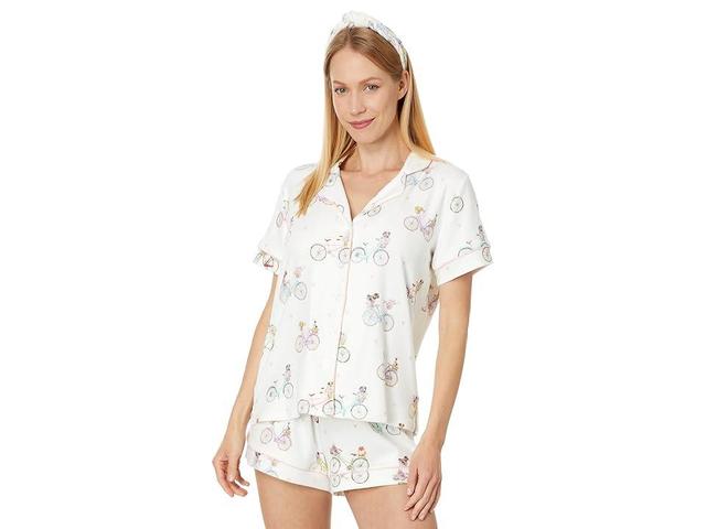 P.J. Salvage Floral Market Pajama Pj Set (Ivory) Women's Pajama Sets Product Image