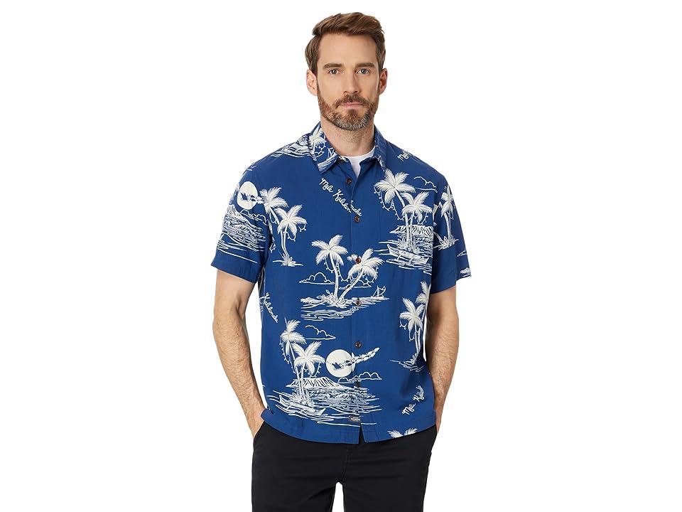 Quiksilver Waterman Ahi Holiday Short Sleeve Woven (Ahi Holiday Estate ) Men's Clothing Product Image