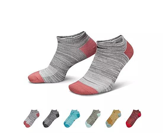 Nike Womens Everyday Lightweight No Show Socks 6 Pairs Product Image