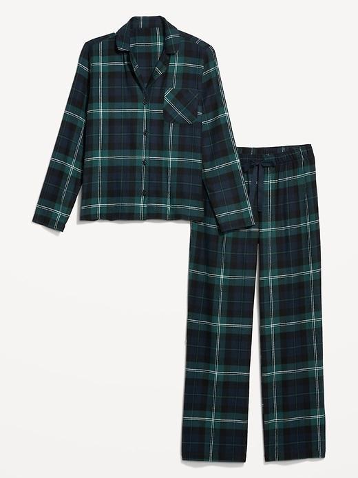 Flannel Pajama Set for Women Product Image