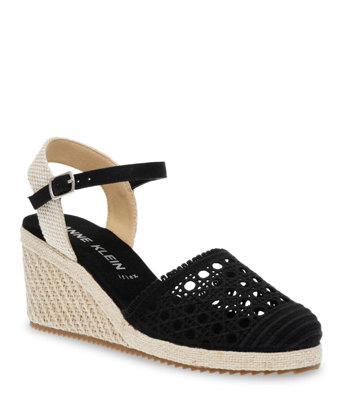 Anne Klein Womens Zida Woven Espadrille Wedges Product Image